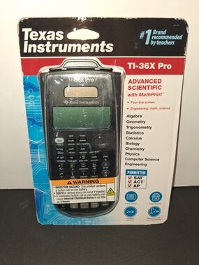 Texas Instruments TI-36X Pro Scientific Calculator - Black